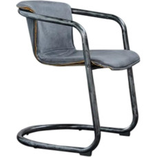 KAWOLA Filly Dinner Chair Leather Grey W x H x D: 54 x 73 x 61 cm