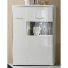 'High Board Sideboard Display Cabinet Chest of Drawers Left Side Table/Trento II 