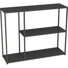 Console Table, Side Table, Console Table for Hallway, Rectangular Bar Table with Metal Shelves, Console Table for Hallway, 3-Tier Narrow Sofa Table for Small Spaces, Multifunctional