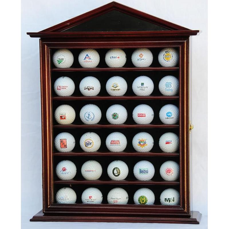 sfDisplay Cerise 30 Ball Display Case