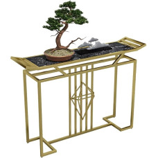 CAFIEDR Coffee Table Console Table Sofa Table Metal Frame Sturdy Suitable for Hallway Bedroom Living Room Industrial Style