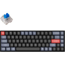 Keychron K6 Pro QMK/VIA Wireless Mechanical Keyboard, US ANSI Layout Hot Swappable, K Pro Blue Switch, 65% Layout RGB Backlight for Office