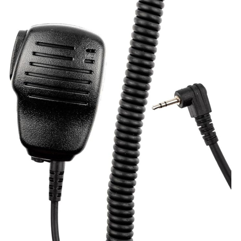 Käeshoitav mikrofon raadio | Mikrofon kõlariga Motorola TLKR Reiche jaoks | Tarvikud raadiote T82 Extreme Motorola ja paljude teiste jaoks | 1-poolne ühendus reguleeritava klambriga | Motorola järgi
