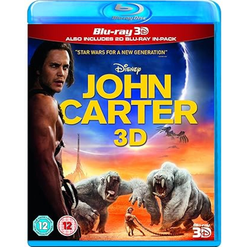 John Carter [Blu-ray] [UK Import]