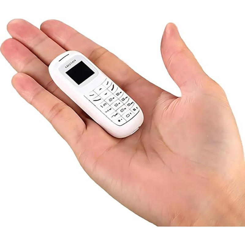 Hipipooo Mini väikseim mobiiltelefon BM70, mini traadita helistaja, Bluetooth väike peakomplekt