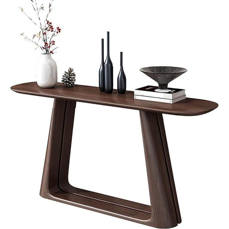 zxhrybh Console Table, Modern Console Table, Narrow Long Hallway Table, with Open Storage Compartment, Sideboard, Narrow, for Living Room, Office (47.2 inches/120 cm)