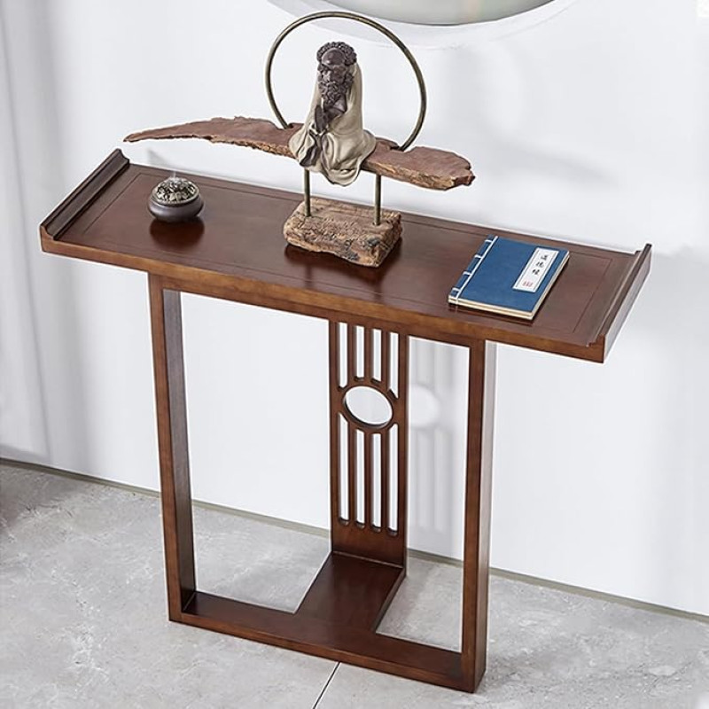 HARELA Modern Console Table, Wooden Sofa Table Foyer Table for Living Room, Entrance Area Decorative Table, Sofa Table, Hallway Table for Living Room, Entrance Area, Hallway, Entrance (120 cm / 47.2