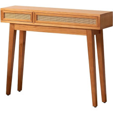 HARELA Modern Console Table, Long Narrow Wooden Sofa Table Behind the Couch, Entrance Area Decorative Table, for Small Room, for Entrance, Hallway, Living Room (80 cm / 31.5 inches)
