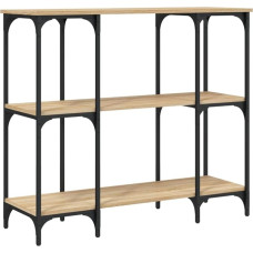 Makastle Console Table, Hallway Table, Decorative Table, Living Room and Bedroom, Standing Shelf, Side Table, Sofa Table, Entrance Table Behind Sofa, Sonoma Oak, 102 x 35 x 90 cm, Wood Material