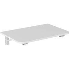Faltbarer Esstisch zur Wandmontage, platzsparender Schreibtisch für Zuhause, Büro, Wäsche, Küche, funktionaler weißer Tisch (100 x 50 cm)