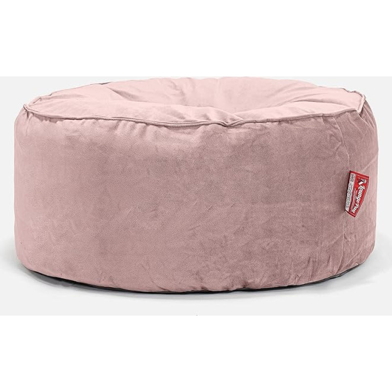 Lounge Pug, Pouf Stool Velvet Pink