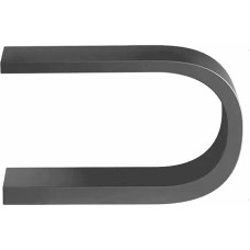 RUYICZB Console Table, Modern Entrance Table with Metal Base, Narrow Sofa Table with Shelves, Table Behind the Couch, Accent Table for Living Room, Hallway, Entrance, Foyer, Black, 110 x 30 x 75 cm