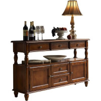 SLEEVE Eintragstabelle 140cm/55Zoll Massivholz-Anrichte Flur-Diele-Konsolentisch Retro-Wohnzimmer-Dekoration, für Küche, Esszimmer, Korridor etc