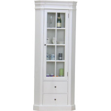 Moebelnet Amaretta Corner Display Cabinet White