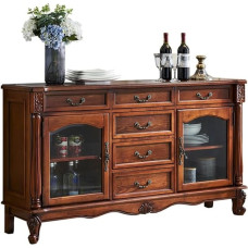 SLEEVE Eintragstabelle 130cm/51Zoll Massivholz-Anrichte mit Haushalts-Eingangs-Aufbewahrungskonsole, für Küche, Wohnzimmer, Diele, Korridor etc