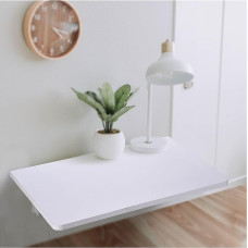 Klapptisch zur Wandmontage, multifunktionaler Esstisch für Zuhause, Büro, Waschküche, Bar, Küche, Esszimmer, Weiß (100 x 50 cm), platzsparendes Design, robust und stilvoll