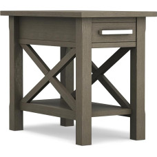 SIMPLIHOME Kitchener Solid Wood Side Table 14