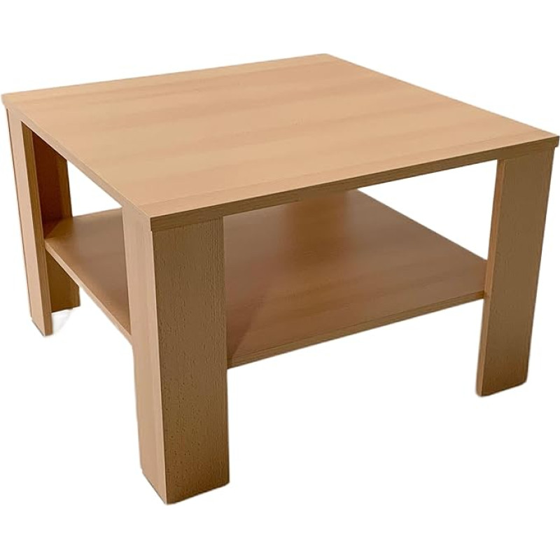 Möbel SD Jan Coffee Table Beech with Shelf