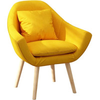 SdaryWare Couches Sofas Garden Chairs Comfortable Leisure Upholstered Chair Sofa Slipcovers Office Fashion Sofa Chair, 734076 cm/28.7 x 15.7 x 29.9 inches, Yellow
