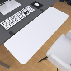 Ergonomische Schreibtisch-Verlängerungsplatte, faltbar, Mausarmstütze, verstellbar, ergonomisches Schreibtischzubehör für Büro (Farbe: Weiß, Größe: 68 x 24 cm)