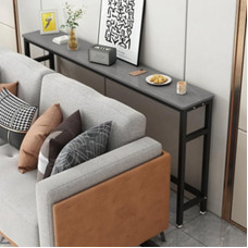 Console Table, Side Table, Console Table with Storage Space, Sofa Back Shelf, Table, Console Table, Narrow Sofa, Metal, Hallway, Sofa Table, Console Tables, Adjustable Feet, Behind Couch, M