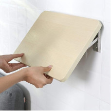 Kompakter Wand-Klapptisch, platzsparend, schwebender Schreibtisch, aus Holz, Hängeregal, ideal für kleine Räume und Heimbüros, multifunktionales und stilvolles Design