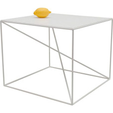 CAFIEDR Coffee Table, Metal, Small Coffee Table, Square Sofa Table - 45cm x 45cm x 45cm, 50cm x 50cm x 50cm, 50cm*50cm