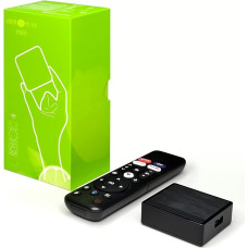 BOXPUT Lemon TV Mini Android TV Box, Android 12.0 TV Box, 2GB RAM, 16GB ROM, H618/2.4G/5G Dual WiFi, BT5.4 Quad Core toetab 4K Ultra HD Intelligentne Android TV Box (ilma meediamängijata)