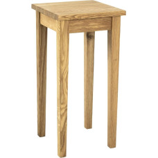 HAKU Möbel Side Table Oiled Oak Solid Wood Dimensions W 30 cm x H 61 cm x D 30 cm Style: Traditional