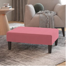 Homgoday Foot Stool Pink 78 x 56 x 32 cm Velvet Sofa Bed for Living Room Sofa Couch Sofas Outdoor Garden Living Room Patio Outdoor