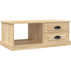 vidaXL Sonoma Oak Coffee Table 90 x 50 x 35 cm Wood Material