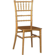 OKAFFAREFATTO MADDALONI Chiarina Dining Chair Plastic Reinforced Brass Model