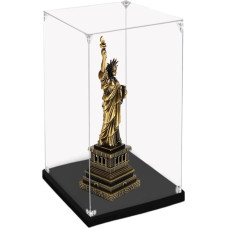 Acrylic Display Cabinet Acrylic Display Case 10/15/20/25/30/40/50/60 cm High, Transparent, Dustproof Collector's Display Case with Base, Worktop Storage Box for Children's Toys (Size: 40 cm x 40 cm 16