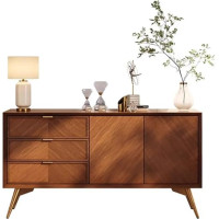 SLEEVE Eintragstabelle 160cm Massivholz-Vintage-Eingangstisch, Wohnzimmer-Aufbewahrungs-Seitenboard, für Wohnzimmer, Küche, Schlafzimmer etc