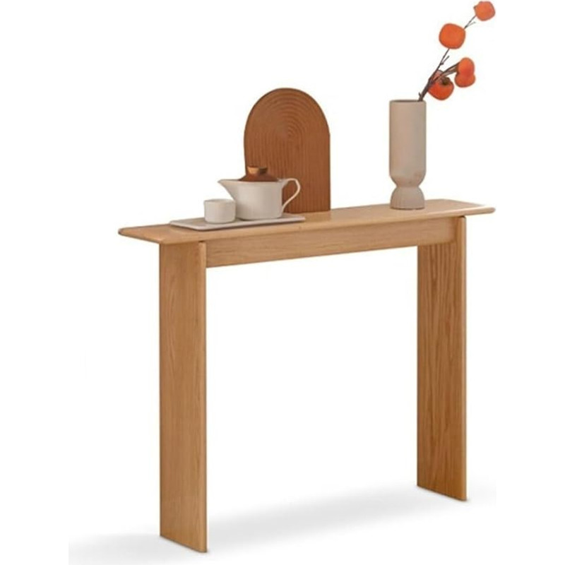 UANFHWZF Konsolentisch, Konsolentisch aus Massivholz, 39