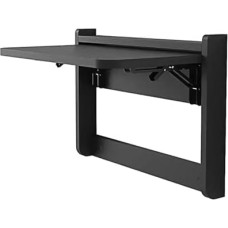 Faltbarer Wandtisch, platzsparender Wandschreibtisch, funktionaler Klapptisch für Zuhause, Büro, Wäsche, Küche und Esszimmer (Farbe: Schwarz, Größe: 53,3 x 36,8 cm)