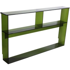 Eingangstisch, Konsolentisch mit großer Kapazität, mehrschichtiger Aufbewahrungstisch, Couchtisch mit integriertem Acryl-Sofa-Tisch, für Flur, Wohnzimmer, Küche, Diele (120 x 15,9 cm)