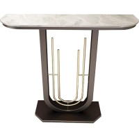 loeusjfnr Foyer-Sofatisch Schmal Chinesischer Minimalistischer Konsolentisch Aus Schiefer, Moderner, Einfacher Eingangswand-Seitentisch Langer Sofatisch mit Regalen