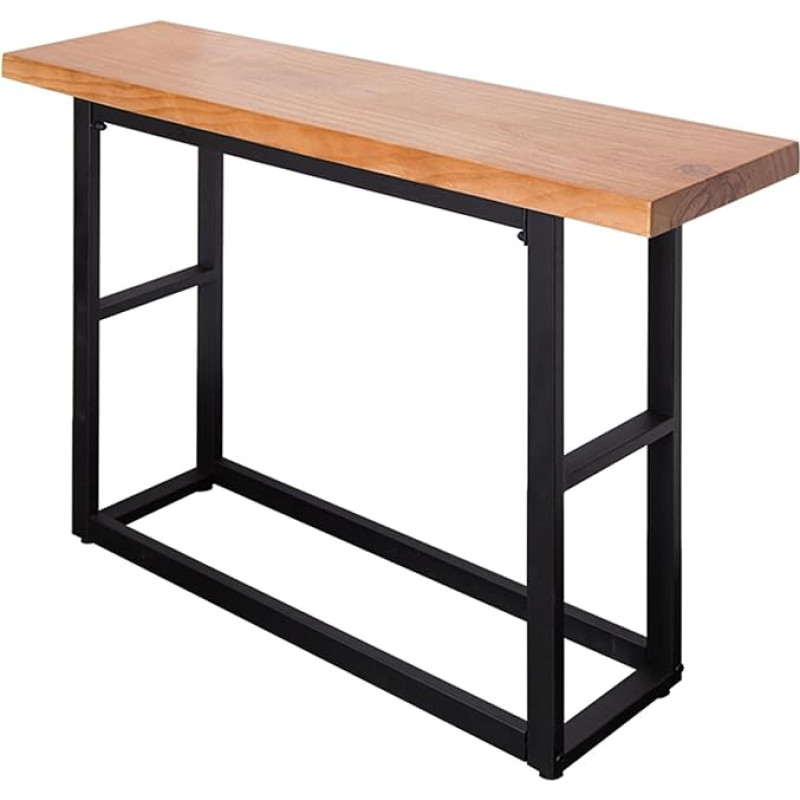 Console Table, Narrow Sofa Table, Console Table, Entrance Table, Wooden Counter Table, Bar Table for Pub Kitchens, Narrow Sofa Table, Console Table with Metal Frame for Behind the Sofa, Living Room