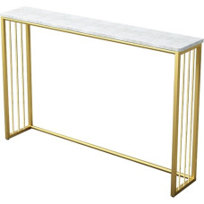 Console Table Narrow Sofa Table Console Table Entrance Table Console Table Narrow Long Table Space Saving Hallway Table with Metal Frame for Small Spaces, Living Room, Entrance, Simple