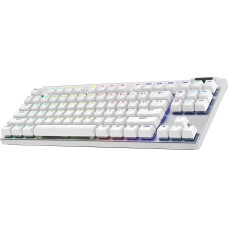 Logitech G Pro X TKL Lightspeed Wireless Gaming Keyboard - White - FRA Tactile