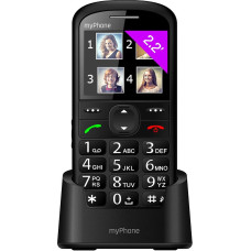 Myphone Halo 2 Negro Móvil Senior 2.2'' Cámara Vga Bluetooth Microsd Botón Sos Base De Carga