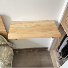 120 x 40 cm zusammenklappbare Werkbank zur Wandmontage – vielseitiger Holztisch für Garage, Zuhause, Büro, Waschküche, Bar, Küche, Esszimmer – kompaktes platzsparendes Design