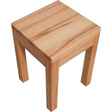 Martin Weddeling Colonia Side Table Solid Heartwood Beech 35 x 35 x 45 cm High