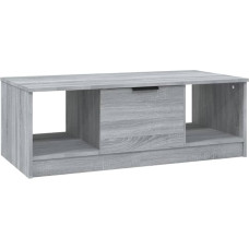 vidaXL Coffee Table, Side Table, Living Room Table, Coffee Table, Sofa Table, Tea Table, Living Room, Grey, Sonoma, 102 x 50 x 36 cm, Wood Material