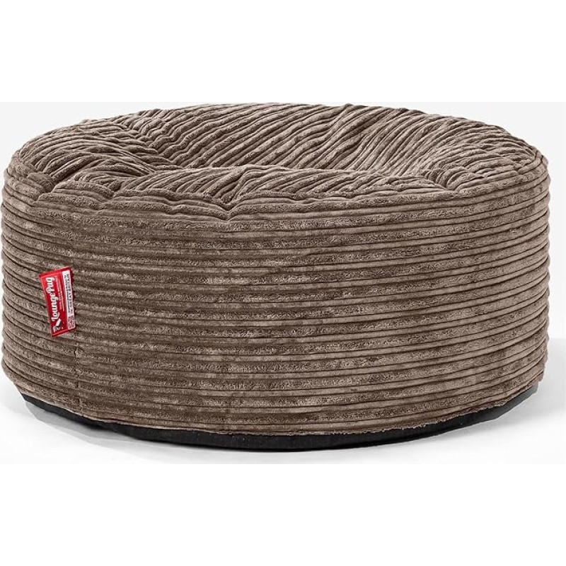 Lounge Pug, Pouf Stool Cord Mocha
