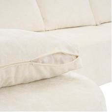 HXUHUWS Maximieren Sie den Platz mit übergroßem, modularem Sofagarnitur, flexibles Design, einfach umzuordnen, ultraweiche Polsterung, Beige