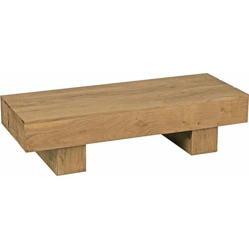 Wohnling wl1.439 Acacia Coffee Table 120 x 45 x 30 cm Solid Wood