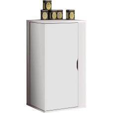 MUEBLES PITARCH Naia Side Furniture, Wood Composite, White High Gloss, 90 x 47 x 47 cm