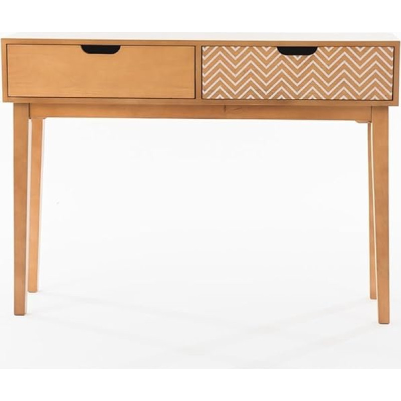 CHENGAIJIAN Entrance Table, Wooden Console Table with 2 Drawers, Narrow Entrance, Hallway and Sofa Table Console Table